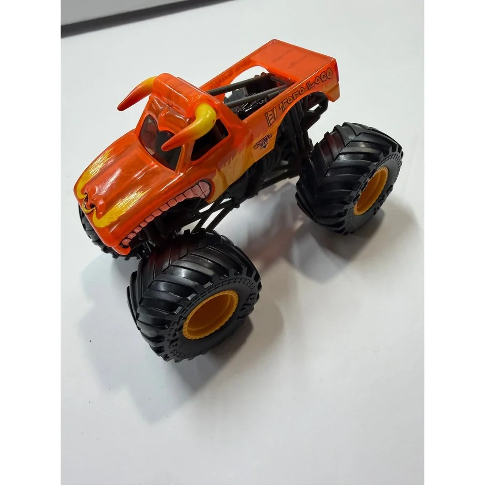 Monster Jam El Toro Loco Monster Truck Translucent Orange Die-Cast Toy Vehicle